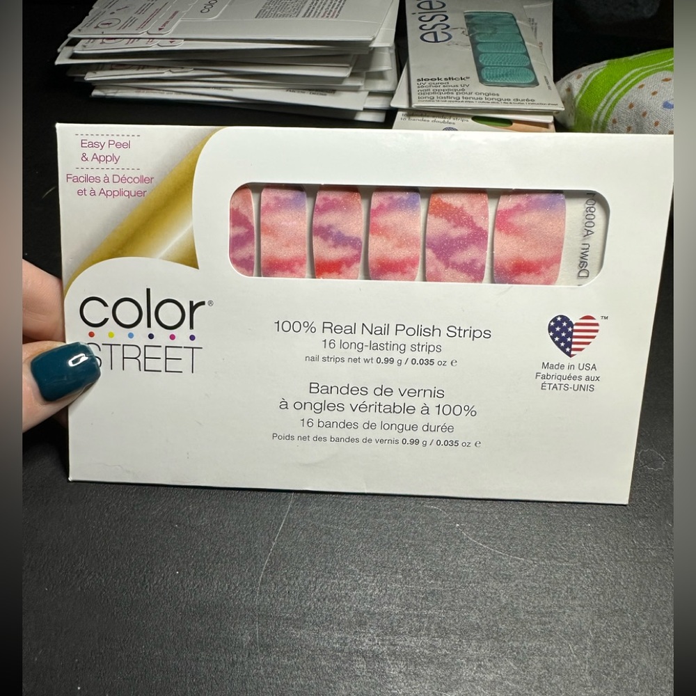 Painted dawn nail stickers